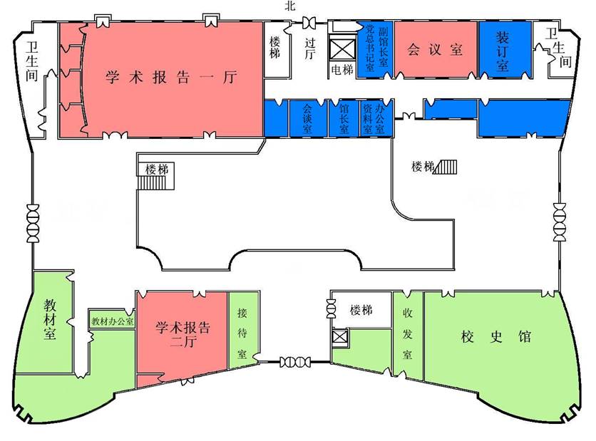 图书馆平面示意图